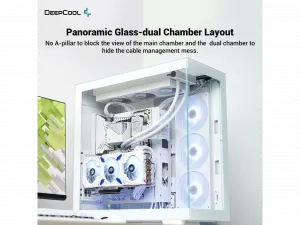 Deepcool CH780 WH Ch780 Wh Rgb Mid Tower Case