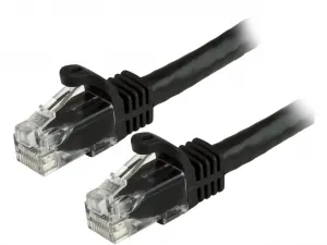 Startech N6PATCH6BK 6ft Cat6 Ethernet Cable - Black Snagless Gigabit -