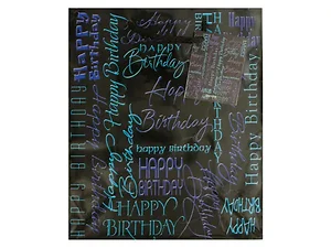 Bulk Buys Medium Gold Geometric Holographic Gift Bag