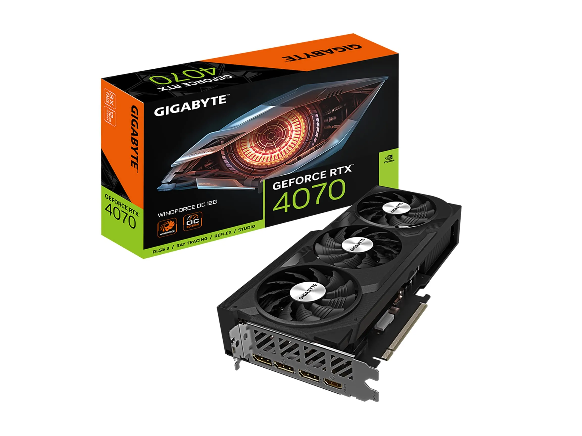 Gigabyte GV-N4070WF3OC-12GD Gv N4070wf3oc 12gd