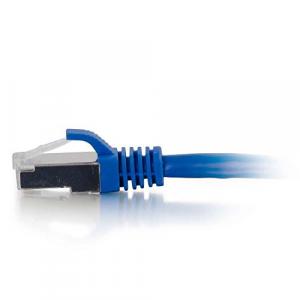 C2g 27266 25ft Cat5e Molded Shielded (stp) Network Patch Cable - Blue