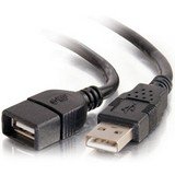 C2g 52107 2m Usb Extension Cable-usb 2.0 A Male To A Female Black (6.6