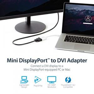 Startech MDP2DVIW Accessory  Mini Displayport To Dvi Video Adapter Con