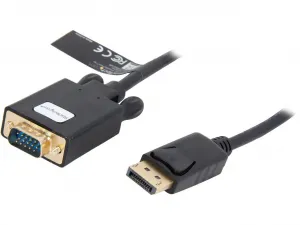 Startech DP2VGAMM10B 10ft3m Active Displayport To Vga Cable Hbr2 2048x