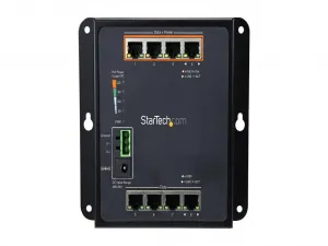 Startech IES81GPOEW Industrial 8 Port Gigabit Poe Switch Up To 30w Per