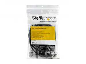 Startech LTLOCKKEY 6ft (2m) Laptop Cable Lock With Keys, Anti-theft Ke