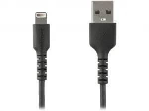 Startech RUSBLTMM1MB .com 3 Foot1m Durable Black Usb-a To Lightning Ca