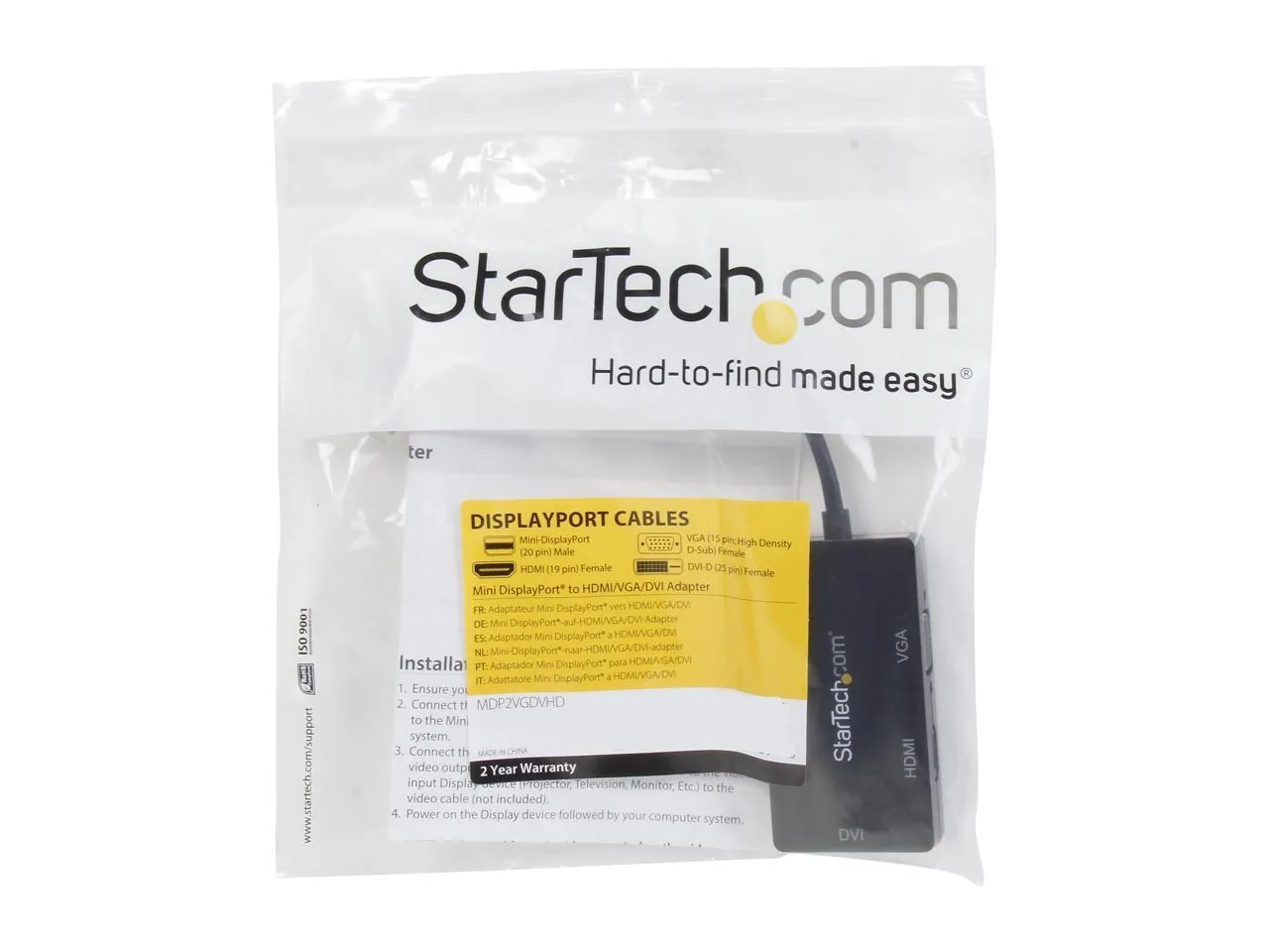 Startech MDP2VGDVHD Ch Start| R