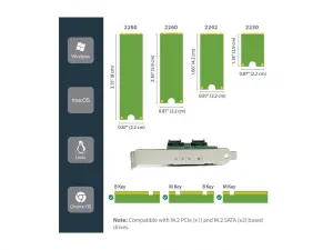 Startech PEXM2SAT32N1 Adapt Start| R