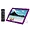 TRX-14D-PURPLE | Trexonic 14 Inch Portable LED TV with