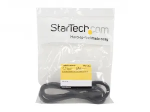 Startech PXT101146 6ft (1.8m) Universal Power Cord W Nema 5-15p And Ie