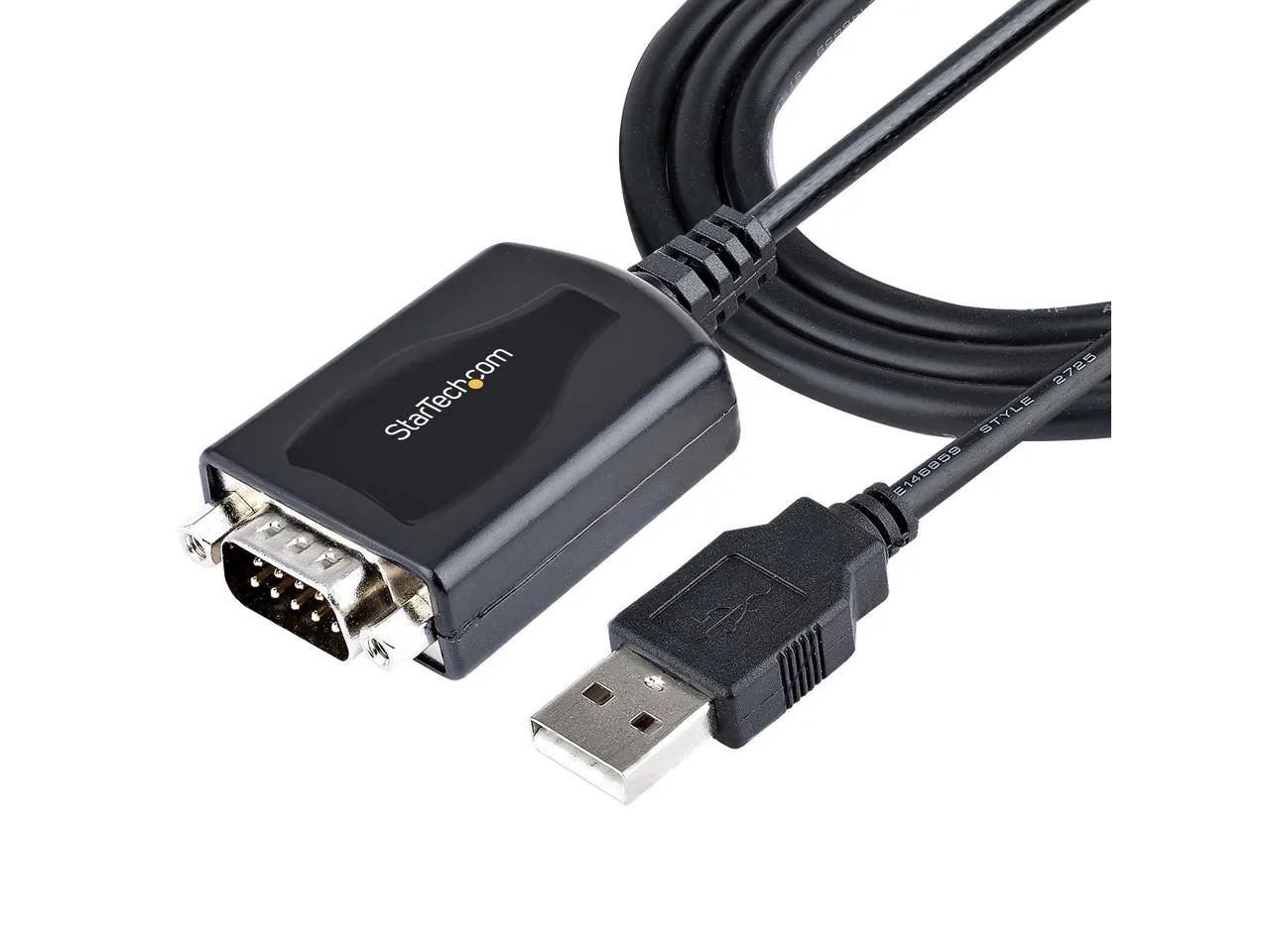 Startech 1P3FPC-USB-SERIAL 3ft Usb To Rs232 Db9 Serial Adapter Cable