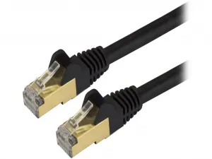 Startech C6ASPAT6INBK Cat6a Ethernet Cable Delivers 10 Gigabit Connect