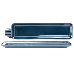 Martha Stewart Martha Stewart 6-Piece Blue Stoneware Long