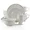 124387.16 | Gibson Home 16 Piece White Scalloped Ceramic