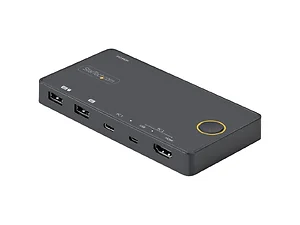 SV221HUC4K | Startech 2-Port 4K HDMI USB-A & USB-C KVM