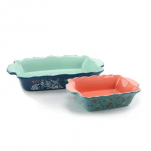 Urban 124137.02 Charming Farmhouse 2 Piece Stoneware Bakeware Set