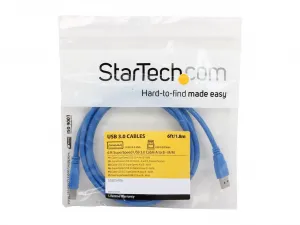 Startech USB3SAB6 6 Ft Superspeed Usb 3.0 Cable A To B Mm