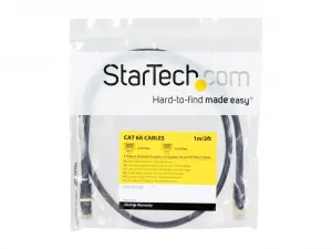 Startech C6ASPAT3BK Cat6a Ethernet Cable Delivers 10 Gigabit Connectio