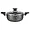 Brentwood Gray 10 Qt Non-Stick Aluminum Dutch Oven by