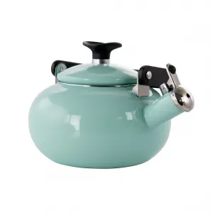 Kenmore 127601.01 1.5 Quart Enamel On Steel Whistling Tea Kettle In Bl