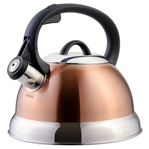 Mr Coffee Copper Whistling Stovetop Kettle - 1.75 Quart
