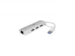 Startech ST3300G3UA Add Three Usb 3.0 Ports (5gbps) And A Gbe Port To 