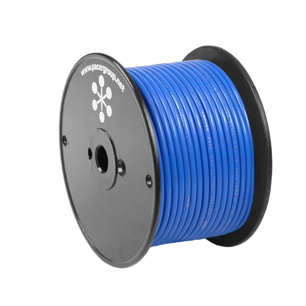 Pacer WUL10BL-20 10 Awg Tinned Copper Marine Wire - 20 Feet, Blue