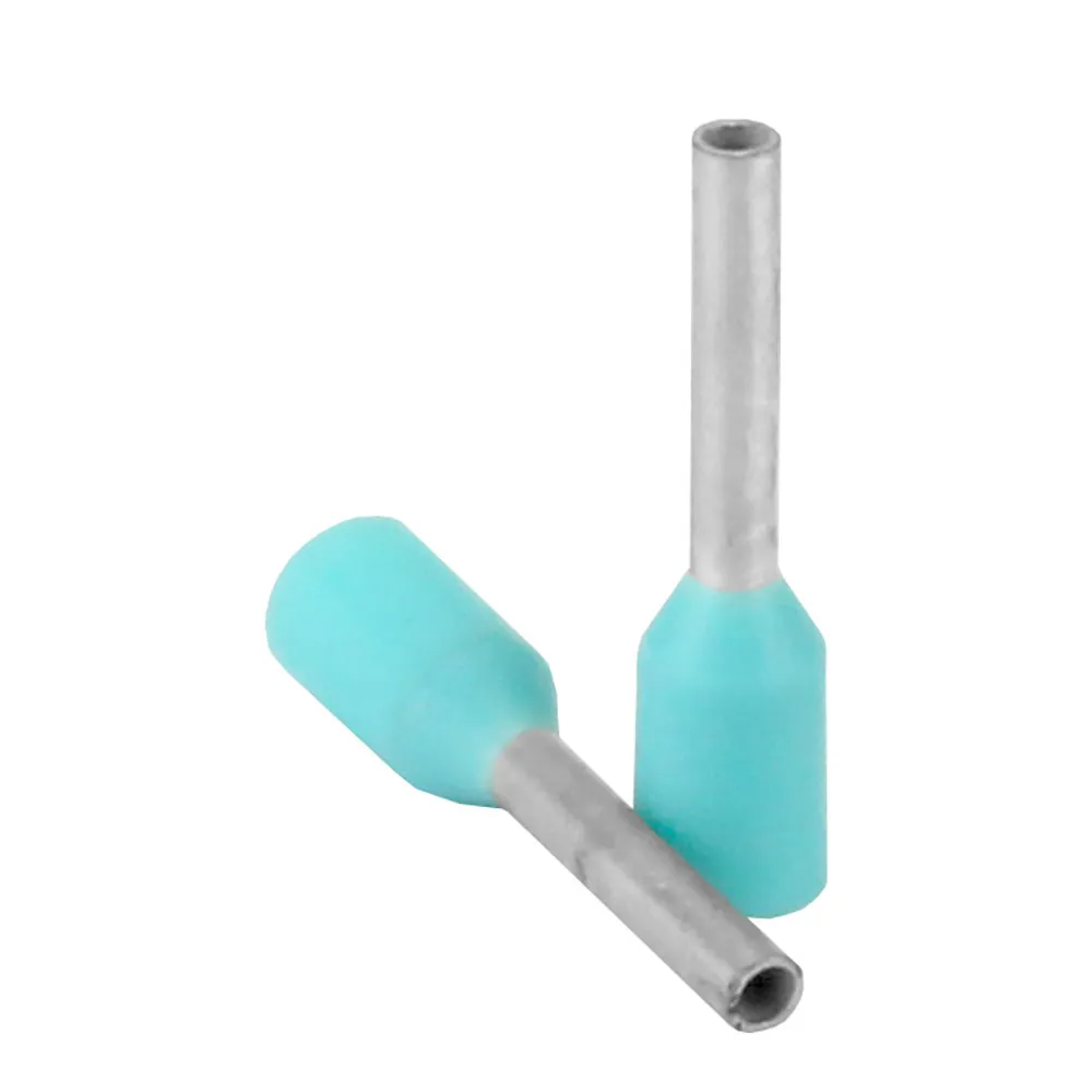 Pacer TFRL24-6MM-25 Turquoise 22-24 Awg Wire Ferrule - 6mm Length - 25