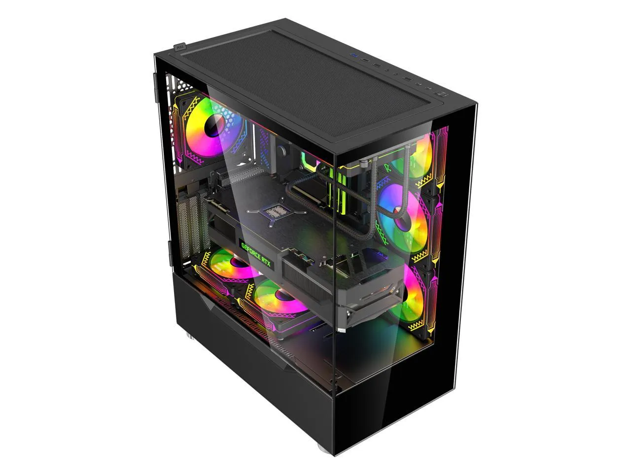 Diypc ARGB-Q18-BK Cases |argb-q18-bk R