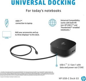 Hp 78L94AA#ABA Usb-c G5 Essential Dock: Power, Connectivity, And Versa