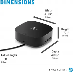 Hp 78L94AA#ABA Usb-c G5 Essential Dock: Power, Connectivity, And Versa