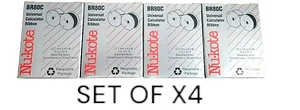 BR80C | Canon Nukote Black/Red Calculator Ribbon - 4 Pack