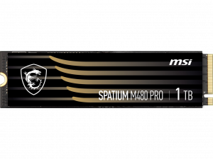 Msi SM480PN1TB Ssd  Spatium M480 Pro Pcie 4.0 Nvme M.2 1tb Play Retail