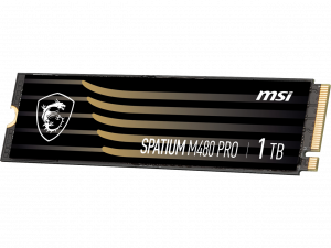 Msi SM480PN1TB Ssd  Spatium M480 Pro Pcie 4.0 Nvme M.2 1tb Play Retail