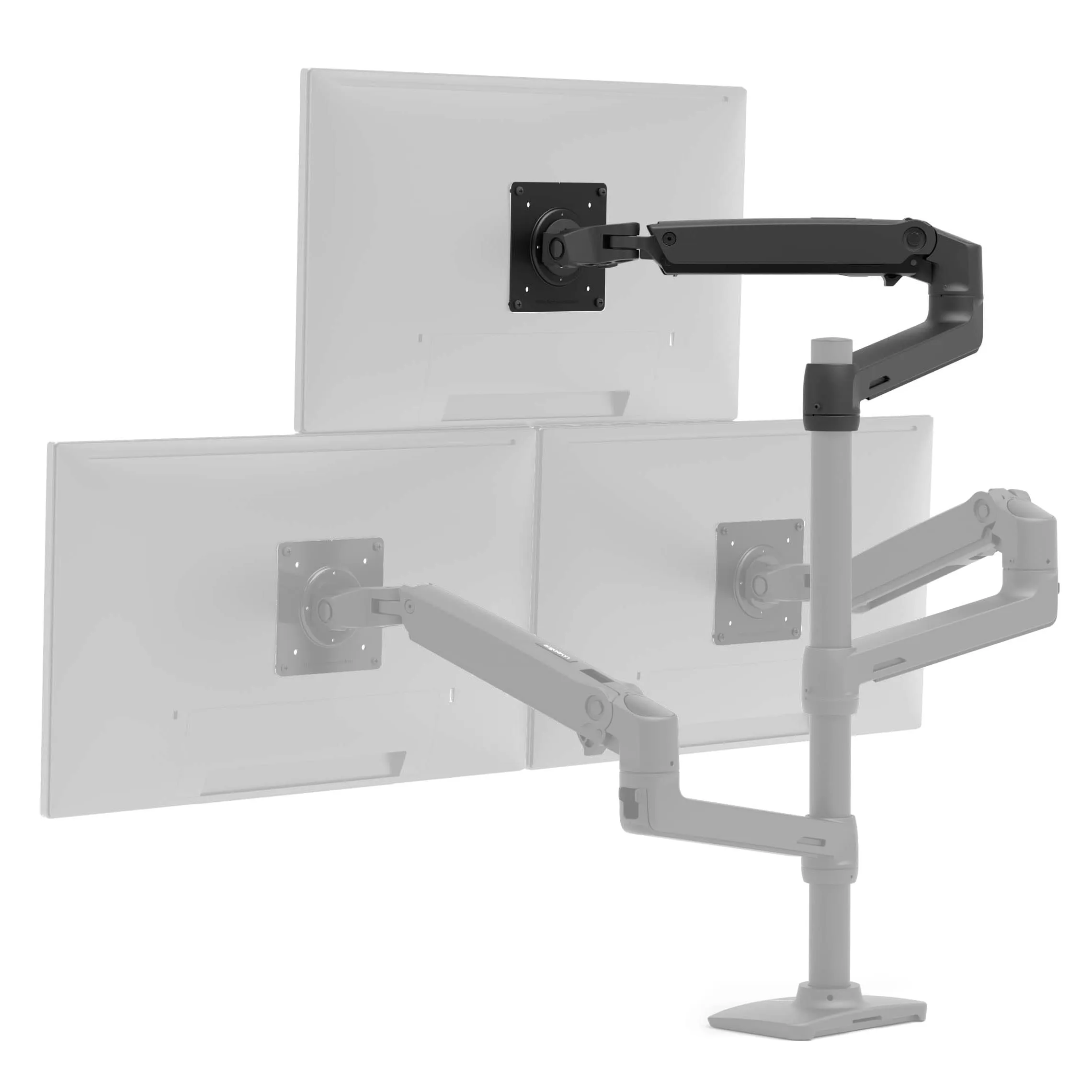 Ergotron 98-130-224 Lx Dual Stacking Arm Extension