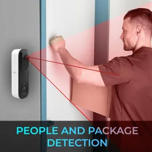 Adesso CYBERVIEW 3000 3mp Smart Wifi Wrls Doorbell