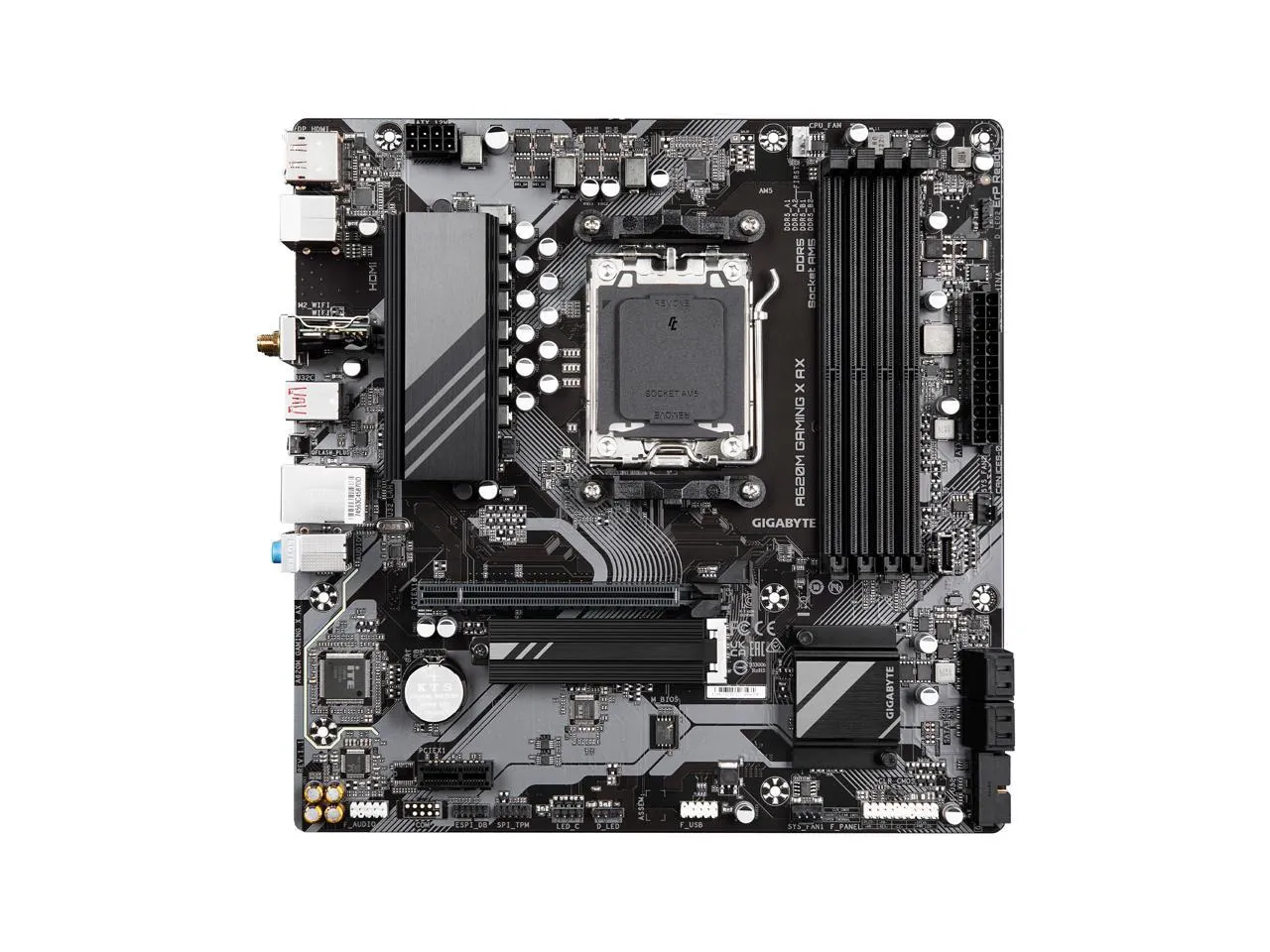 Gigabyte A620M GAMING X AX A620m Gaming X Ax Motherboard - Am5, Ddr5, 