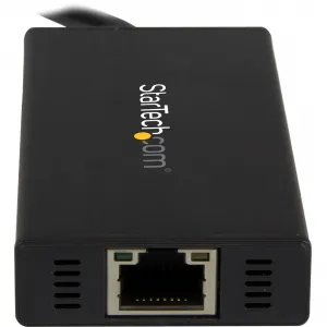 Startech ST3300GU3B Add 3 External Usb 3.0 Ports W Uasp And A Gb Ether