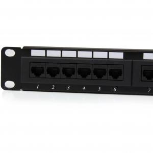 Startech C6PANEL24 Patch Panel - Bronze - Blackorganize Up To 24 Cat6 