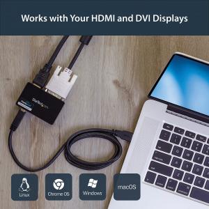 Startech USB32HDDVII Connect An Hdmi And Dvi-i-equipped Display Throug