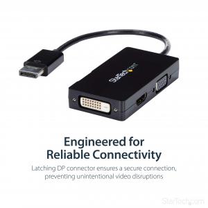 Startech DP2VGDVHD Connect A Displayport-equipped Pc To An Hdmi, Vga, 