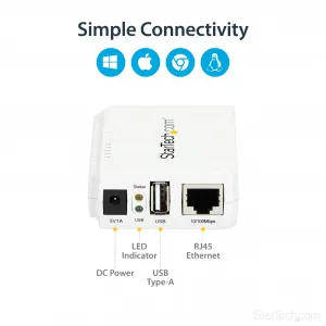 Startech PM1115UW Share A Standard Usb Printer With Multiple Users Sim