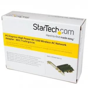 Startech PEX867WAC22 Add High Speed 802.11ac Wifi Connectivity To A De