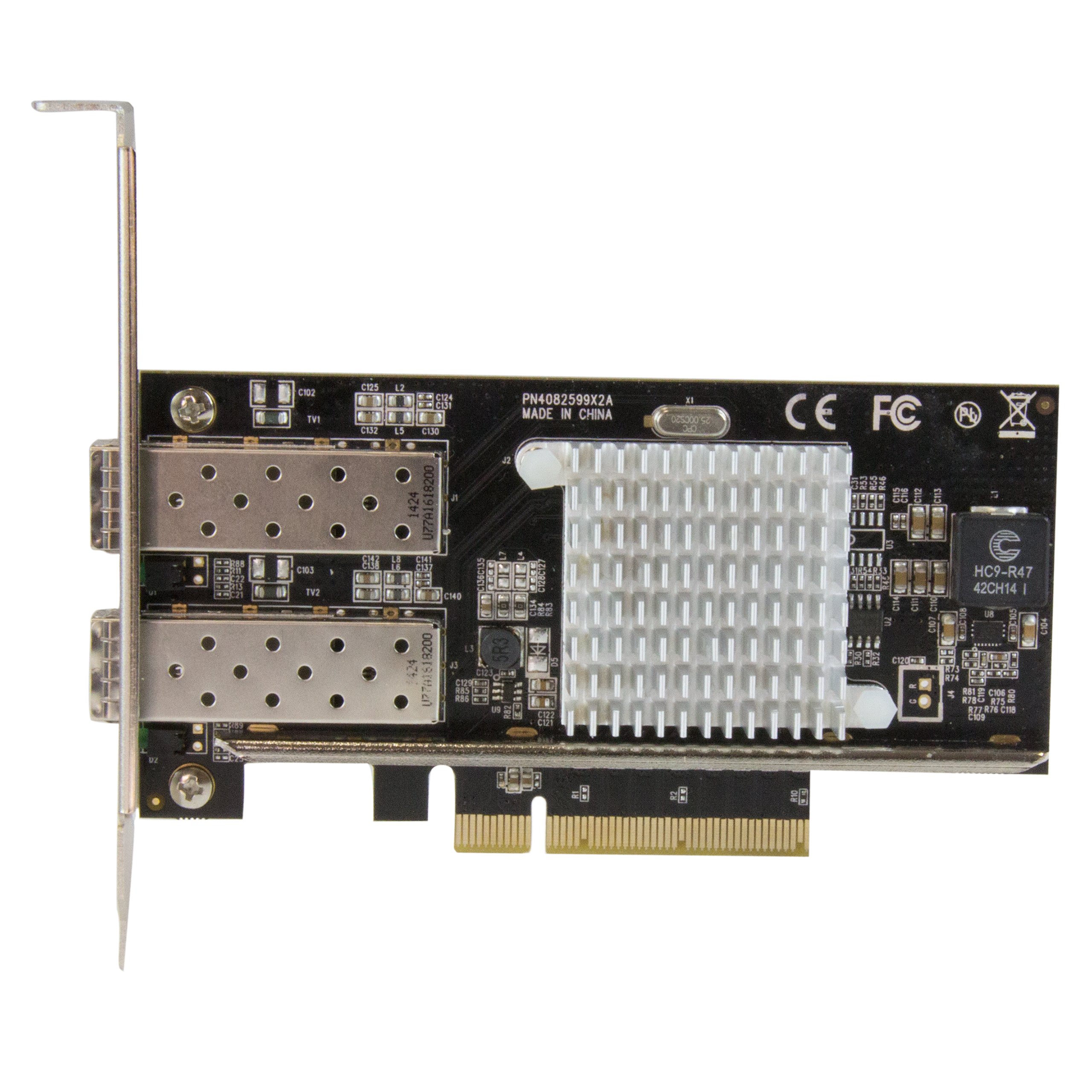 Startech PEX20000SFPI 2port 10g Fiber Nic Opn Sfp