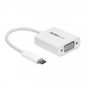 Startech CDP2VGAW Connect Your Macbook, Chromebook Or Laptop With Usb-