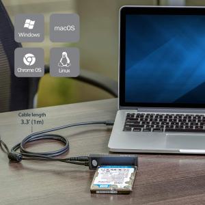 Startech CDP2VGAW Connect Your Macbook, Chromebook Or Laptop With Usb-