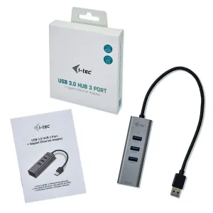 Itec C31TRIPLEDPDPRUS Usb 3.0 Metal Hub 3x Usb 3.0+lan 1gbps