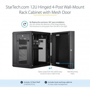 Startech RK12WALHM 12u Server Rack Enclosure