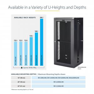 Startech RK12WALHM 12u Server Rack Enclosure